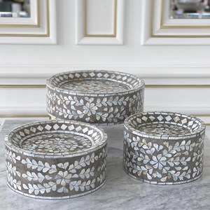 Ramadan Vente Chaude Nouveau Design Nacre Incrustation Plateau De Service Du Viet Nam - Product Image 3