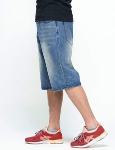 Pantalones cortos de mezclilla sueltos de Hip Hop para hombre, con bolsillos cargo, cremallera y cierre de botón, dobladillo con puños y estampado de camuflaje de 6 bolsillos - Product Image 3