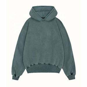 Wholesale New Arrival Premium High Quality Oversized Denim Hoodie for Men <b>Jean</b> Plus Sizes Breathable Winter Button Crocheted - Product Image 4