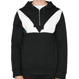 Sweat à capuche court de luxe pour hommes 100% coton Hip Hop Streetwear Style diverses couleurs surdimensionnées avec capuche pour la saison d'automne - Product Image 3
