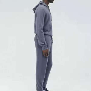 Nuevo Chándal de Algodón para Hombre, Sudadera Lisa Informal con Logotipo Personalizado, Chándal de Invierno - Product Image 4