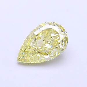 Diamante Cultivado en Laboratorio, Corte Pera, 1.01ct, VS1, Color Amarillo Claro Fantasía - Product Image 1