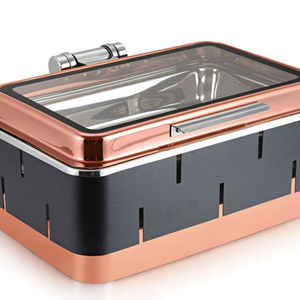 สแตนเลส chafing จานอุ่นอาหารสําหรับงานปาร์ตี้บุฟเฟ่ต์คุณภาพสูงชุดบุฟเฟ่ต์ Chafing จานบุฟเฟ่ต์เสิร์ฟ - Product Image 3