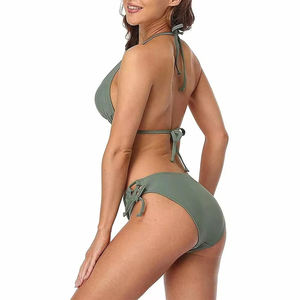 Conjunto de Dos Piezas de Traje de Baño Brillante para Mujer, Traje de Baño Sexy para Damas, Bikini para Fiesta Nocturna - Product Image 6