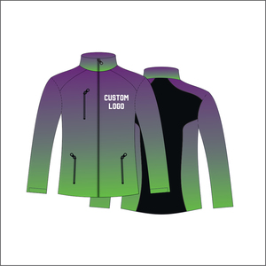 ¡La chaqueta suave más popular de los hombres en color brillante personalizable con su tela de la lona del logotipo con la venta de la decoración del bordado! - Product Image 4