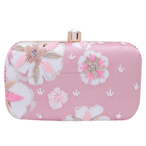 Sac de dîner brodé à la main de luxe sac de style élégant sac de soirée fille vente chaude à Dubaï par l'artisanat de luxe à bas prix - Product Image 2