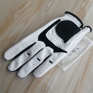 Cabretta ถุงมือกอล์ฟหนังแท้สำหรับผู้ชายผู้หญิง, ถุงมือกอล์ฟหนังแท้ปรับแต่งโลโก้ได้สำหรับเล่นกีฬา - Product Image 1
