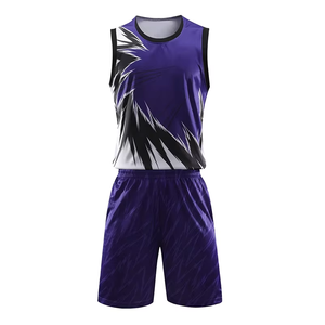 Ensemble de maillots de basket-ball personnalisés respirants populaires et bon marché à vendre, maillot de basket-ball pour hommes, uniforme de basket-ball de haute qualité - Product Image 4