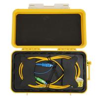Caja de cable de lanzamiento de fibra óptica monomodo 9/125 para pruebas de red OTDR, compatible con SC, FC, ST, LC, UPC, APC, para 1 km y 2 km