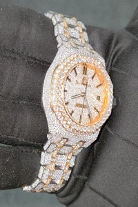 41mm Men's High Quality Quartz Sport Fashion Business Luxury Stainless Steel Sapphire <b>Crystal</b> Moissanite <b>Watch</b> VVS Quality - Product Image 2