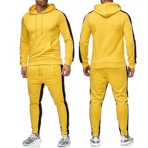 Ensemble de jogging d'extérieur 2 pièces décontracté d'hiver pour hommes, sweats à capuche respirants, survêtement chaud, confortable et élégant - Product Image 6