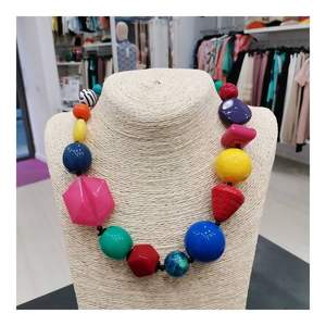 Collar de Resina de Diseño Lujoso Hecho a Mano, Cadena de Cuerda Moderna, Joyería Elegante para Bodas, Fiestas y Compromisos, Lookby bh crafts - Product Image 1