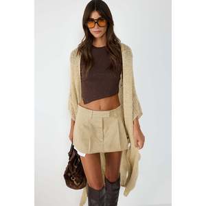 Body corto con bordado de piedras y corte asimétrico - Product Image 2