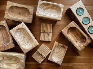 Porte-savon en bambou de haute qualité pour le comptoir de la salle de bain, durable, écologique, avec drainage, antidérapant, utilisation longue durée - Product Image 2