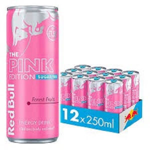 Red Bull The Pink Edition Waldbeere, Bebida Energética Sabor Bayas Silvestres, Paquete de 24 Latas de 250 ml con Edulcorantes Sucralosa - Product Image 6
