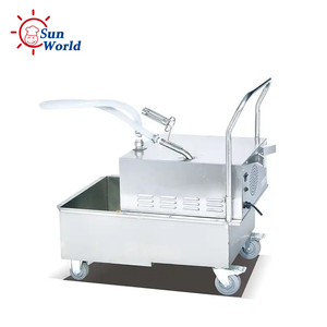 Friteuse commerciale filtre à huile <span class=keywords><strong>voiture</strong></span> chariot Machine filtre à huile de cuisson Machine de filtrage huile de friture - Product Image 2