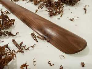 Calzador largo de madera personalizado de lujo para hoteles Diseño vintage con logotipo personalizado - Product Image 2