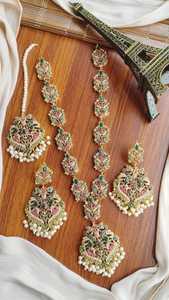 Vente en gros Parure de bijoux de mariage Collier de bijoux en or Parure de bijoux de mode Prix bas Matériau de meilleure qualité - Product Image 3