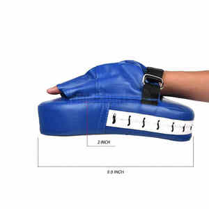 แผ่นเน้นสำหรับผู้ใหญ่อุปกรณ์มวยหนังวัวออกแบบโลโก้ได้ตามต้องการสำหรับใช้ในกีฬา - Product Image 6