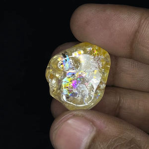 Piedras Preciosas Naturales de Color Amarillo, Pulimentadas con Fuego, Forma Redondeada, Gemas Sueltas para Joyería, Procedentes de la India - Product Image 1