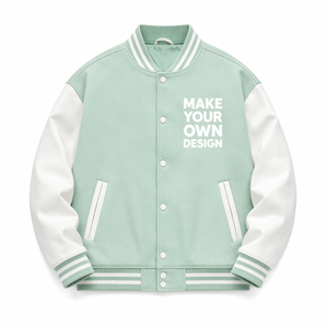 Chaqueta Urbana de Béisbol Personalizada, Mezcla de Lana, Estilo Urbano, Fabricante OEM ODM - Product Image 2