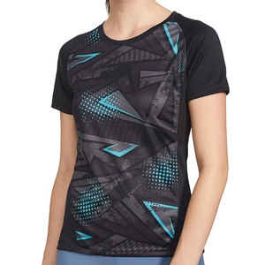 Camisetas Deportivas Casuales para Mujer, Ecológicas, Transpirables, de Manga Corta, para Gimnasio, de Poliéster/Algodón, en Stock - Product Image 1