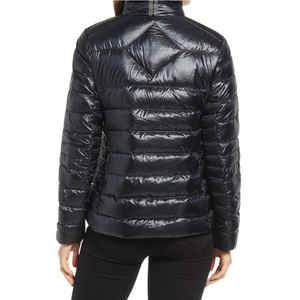 Venta al por mayor de lujo de invierno de las mujeres Puffer chaqueta de sublimación personalizada de talla grande impermeable cierre de cremallera - Product Image 3