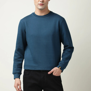 Sweat-shirt à col rond personnalisé pour hommes en hiver-Tissu polaire à séchage rapide et respirant grande taille disponible - Product Image 2