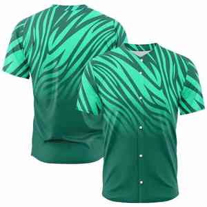 Maillot de baseball personnalisé avec impression par transfert thermique, nom de l'équipe, uniforme de softball en gros, 100% polyester, antibactérien, séchage rapide - Product Image 6