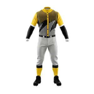 Customized Casual Sports Baseball Uniform Best Quality Custom Logo Design New Men's 100% Polyester Quick Dry Anti-Bacterial - Product Image 2
