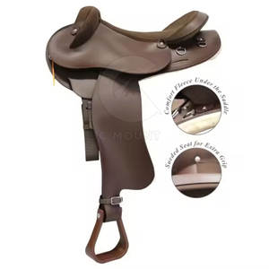 2025, nuevo diseño personalizado, monturas de caballo de cuero transpirable, monturas de caballo ligeras hechas profesionalmente - Product Image 1