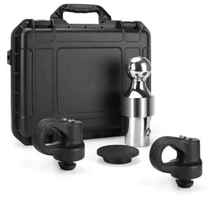 Kit d'attelage col de cygne en acier Vypart 60692 avec boule de 30K 2-5/16 pouces pour certains modèles Silverado Sierra 2500 3500 HD, etc. - Product Image 1
