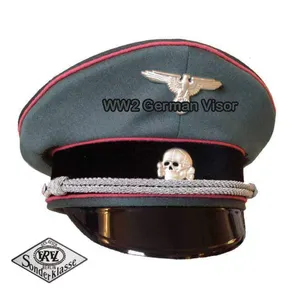 WW2 WWII GERMAN OFFICER WW2 GERMAN SIDE HATS AFRIKA KORPS SKI HAT M43 OFFICERS SKI HAT SS BERGMUTZE IN WOOL