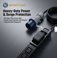 PDU de rack de serveur haute puissance 63A avec prises anti-débrayage et surveillance en temps réel pour serveurs de minage et d'IA