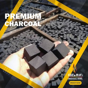 Charbon de bois de noix de coco biologique à haute teneur en carbone Briket 100% Red Coco Grade B Faible coût pour narguilé Shisha - Product Image 3