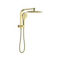 Douche à main ronde à 3 modes de 12 "avec filigrane WELS Ensemble de robinet de système de bain et de douche 2 en 1