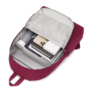 Sac à dos de lycée personnalisé pour garçons Sac de sport de nouveau design de couleur unie avec motif de logo personnalisé - Product Image 5