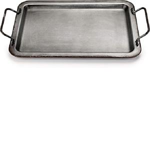 Bandeja redonda de Metal con Base de madera para servir alimentos, bandeja decorativa para mesa de comedor, para el hogar y la Oficina - Product Image 3