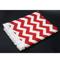 Customized Turkish Towel for Girls Turkish Quick Absorbency zigzag printed Fouta Beach Towel for Women Indian Supplier..