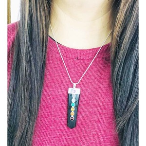 Joyería de Chakra de Plata de Ley 925 para mujer, abalorios colgantes redondos para hacer joyas, joyería de plata con diseño único de Chakra - Product Image 5