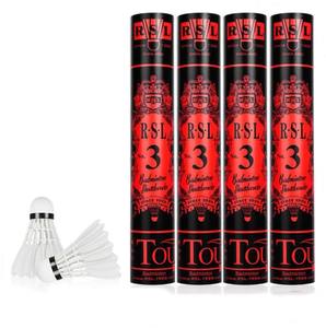 Volant de badminton RSL n°3 Tourney, plume de canard de haute qualité, original, durable, pour tournoi, club de badminton - Product Image 1
