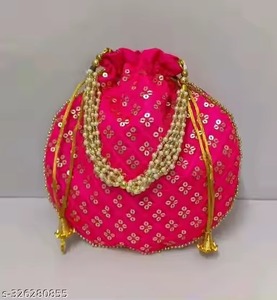 Bolsa Potli elegante de moda Mirror Work, favor de la boda india, bolsa para regalo, bolsas indias, bolsos, estuches, recuerdo de devolución - Product Image 5