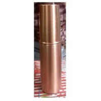 Bouteille d'eau en cuivre avec couvercle en forme de verre pour la maison, bouteille d'eau de taille personnalisée, avantages pour la santé pour l'entraînement de Yoga
