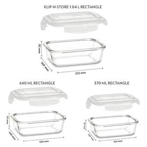 Ensemble de récipients en verre borosilicate de qualité alimentaire supérieure avec couvercles en silicone étanches pour la maison, l'hôtel et les restaurants - Product Image 6