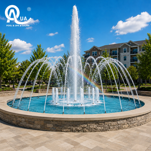 Fontaine de jardin moderne en acier inoxydable pour villas, hôtels, parcs et projets de conception paysagère de luxe - Product Image 1
