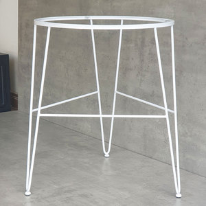 Pieds de table en fer au design moderne pour tables rondes de 60-80 cm, tiges en fer de 10 mm de diamètre CHBCF027 - Product Image 2