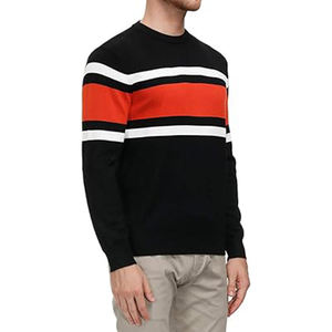 Vente directe d'usine Sweat-shirt à col rond pour homme de haute qualité Anti-rétrécissement Logo avant Mode Automne Hiver Tricoté 100% coton - Product Image 6