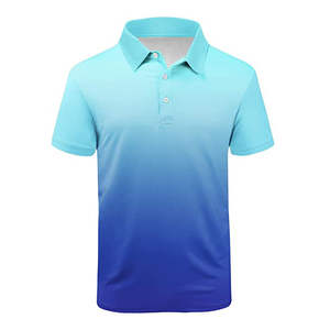เสื้อโปโลสำหรับผู้ชายเสื้อโปโลแบบเข้ารูปพิมพ์ซับลิเมชันเสื้อโปโลกีฬาผ้าสแปนเด็กซ์โพลีเอสเตอร์ออกแบบโลโก้ได้ตามต้องการ - Product Image 1