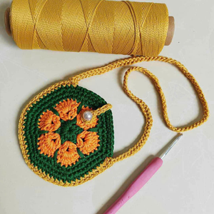 Bolso de ganchillo para mujer, bolso de mano de ganchillo, bandolera de hombro tejida, bonito bolso de ganchillo para niñas, OEM hecho en Vietnam - Product Image 5