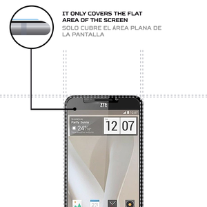 ANTISHOCK สำหรับ ZTE แกรนด์ เอส 2 ฟิล์มกันรอยหน้าจอ อุปกรณ์เสริมมือถือที่ทนทานและดูดซับแรงกระแทก - Product Image 3